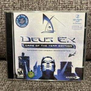 DISCS ARE MINT Deus Ex Game of the Year Edition PC CD-Rom